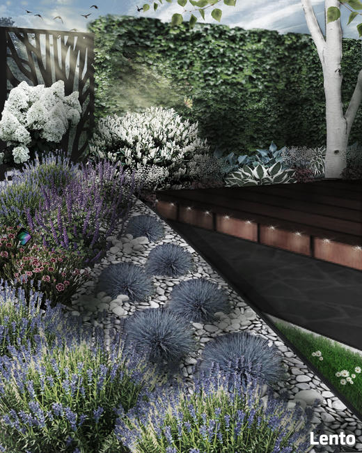 Projekt ogrodu - online / LB lokalnie / Wiz. 3d na zlecenie