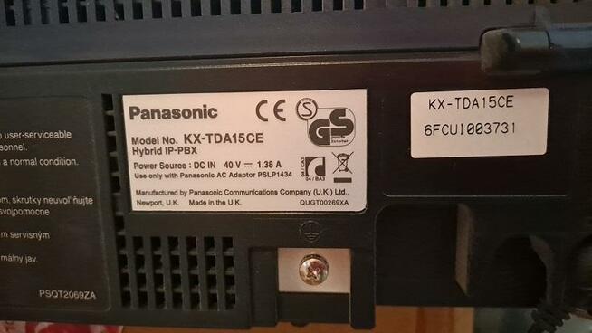 Hybrydowa centrala abonencka IP-PBX KX-TDA15 CE