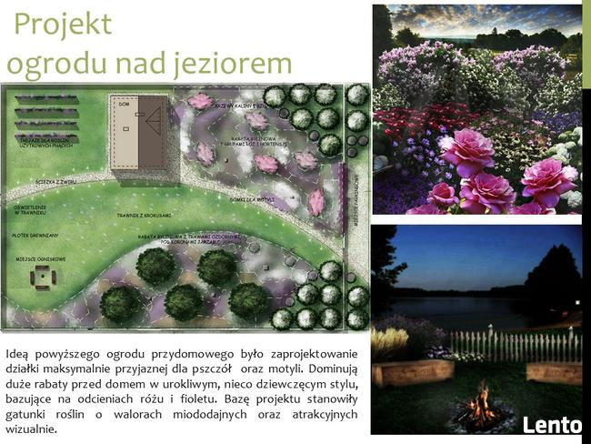 Projekt ogrodu - online / LB lokalnie / Wiz. 3d na zlecenie