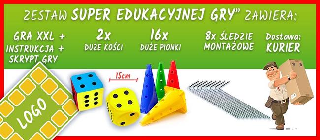 ZDROWE ZĘBY gra XXL dla DZIECI gra integracyjna do skakania