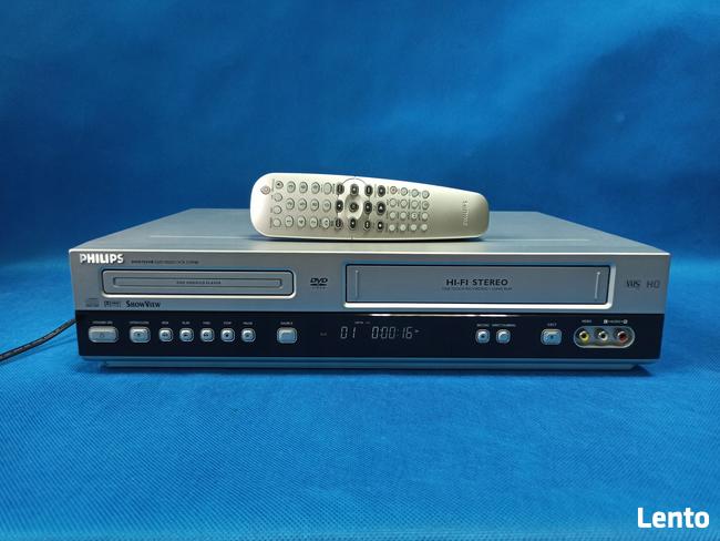 Combo DVD / VHS Philips DVD-755VR / 6 głowic/Pilot