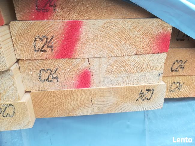 Drewno konstrukcyjne C24 suche, strugane