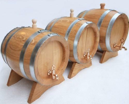 Beczka dębowa 3 litry NOWA kran mosiężny