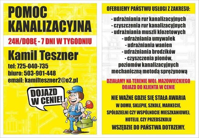 HYDRAULIK Udrażnianie i czyszczenie rur kanalizacyjnych Wuko