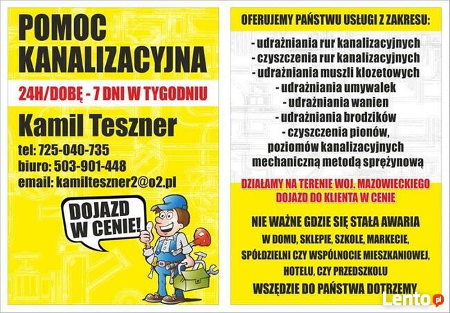 HYDRAULIK Udrażnianie i czyszczenie rur kanalizacyjnych Wuko