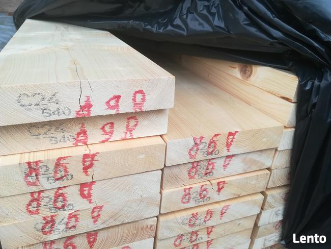 Drewno konstrukcyjne C24 suche, strugane