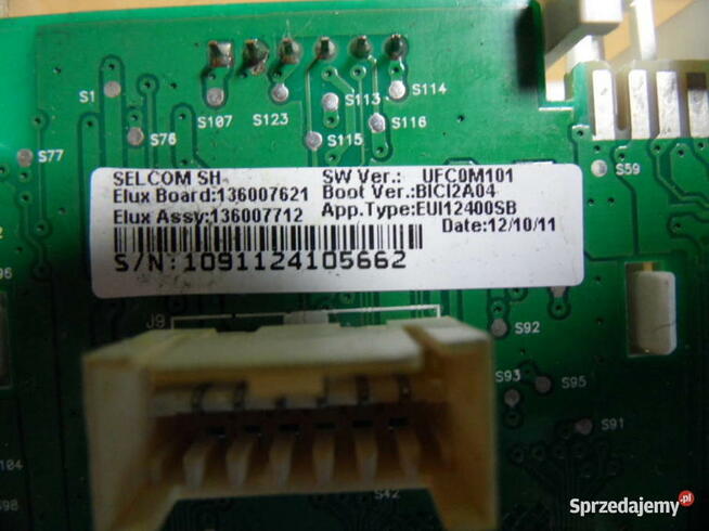 wyswietlacz pralki electrolux EWT11266AW