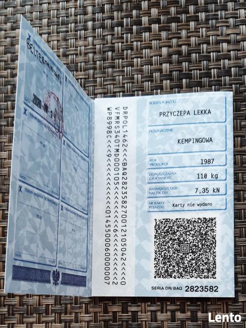 Przyczepa kempingowa składana Esterel