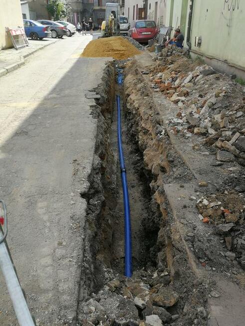 Usługi mini koparką+ wiertnica+ młot