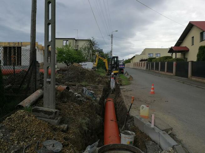 Usługi mini koparką+ wiertnica+ młot