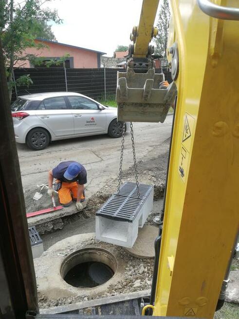 Usługi mini koparką+ wiertnica+ młot