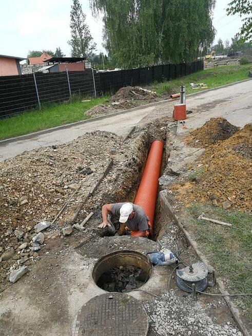 Usługi mini koparką+ wiertnica+ młot