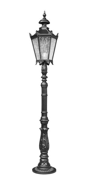 ŻELIWNA STYLOWA LAMPA H-196cm OGRODOWA OŚWIETLENIE