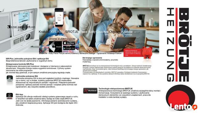 Broetje gazowe kotły, Piece Kondensacyjne Kraków, małopolska