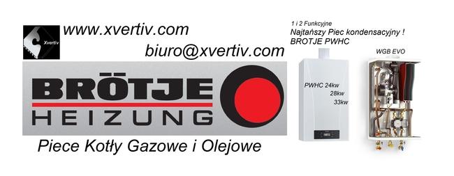 BROETJE PWHC 24/28/33 kw Kondensacyjny Piec Piecyk Gazowy