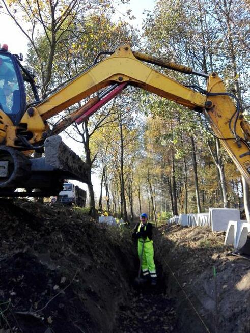 Usługi mini koparką+ wiertnica+ młot