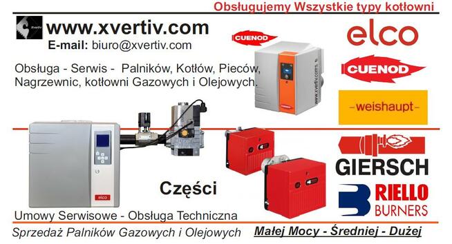 Palniki Gazowe serwis, części kraków