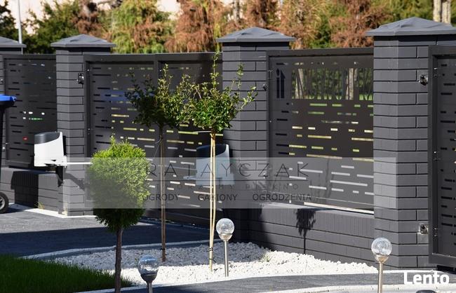 Ogrodzenie wycinane CNC nowoczesne, frontowe