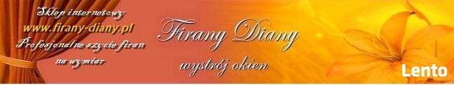 Sklep internetowy z modnymi firanami, szycie na wymiar, firany