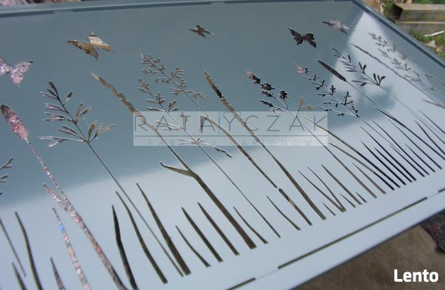 Ogrodzenie wycinane CNC laser nowoczesne, frontowe