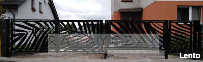 Ogrodzenie wycinane CNC laser nowoczesne, frontowe