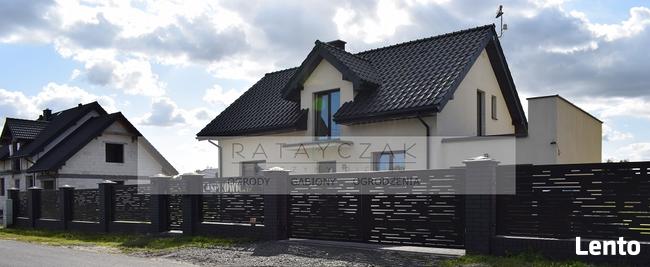 Ogrodzenie wycinane CNC laser nowoczesne, frontowe