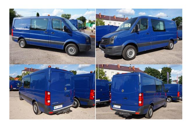 VW Crafter Brygadowy, Doka, Mixt Bus 6 osobowy Polski Salon!