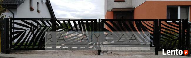 Ogrodzenie wycinane CNC laser nowoczesne, frontowe