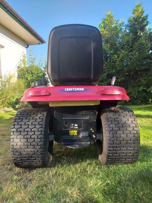 Traktorek-kosiarka Craftsman + siewnik gratis