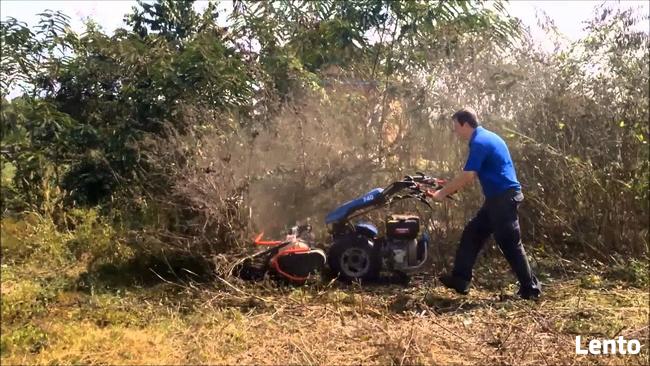 Czyszczenie działek z zarosli drzew korzeni rekultywacja