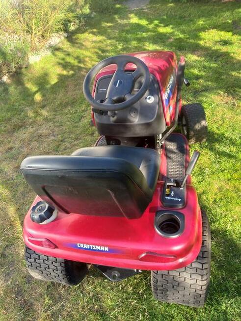 Traktorek-kosiarka Craftsman + siewnik gratis
