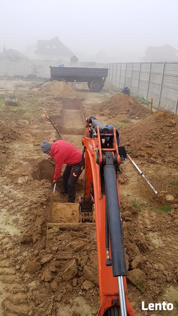 MINIKOPARKA Strzelin Usługi WYNAJEM Mini koparki