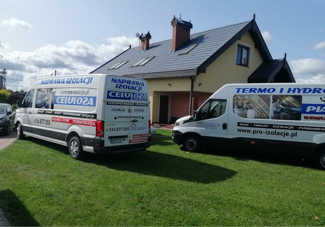 Wdmuchiwanie granulatu celulozy. Zwalcznie kuny . NAPRAWA I