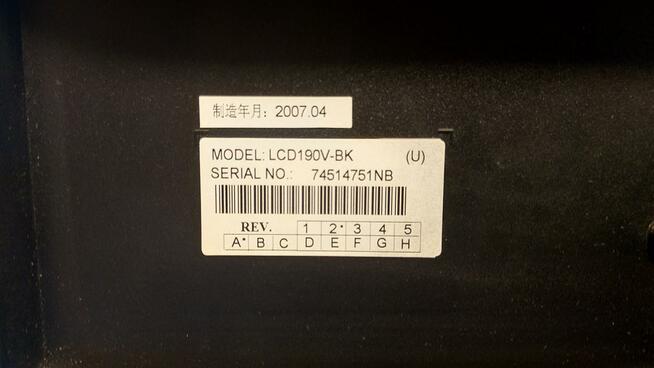 Monitor NEC LCD190V-BK - Poznań