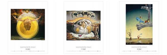Salvador Dali reprodukcje 13 obrazów plakaty