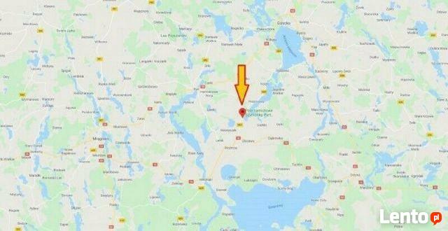 Malowanicza działka Mazury KW nieopodal jeziora