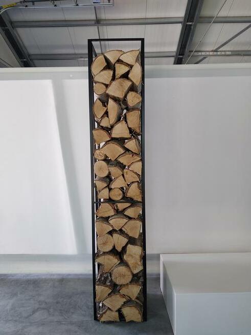 stojak na drewno do kominka