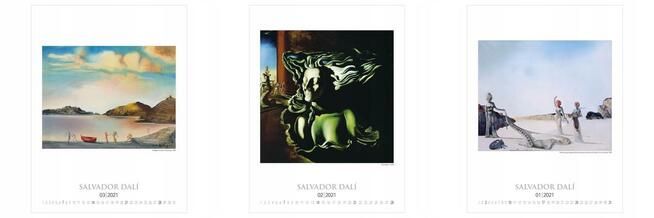 Salvador Dali reprodukcje 13 obrazów plakaty