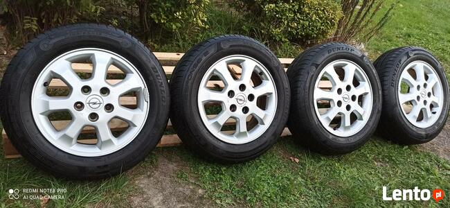Felgi Aluminiowe OPEL 185/65/R15 DUNLOP 7mm 5x110 FIAT SAAB
