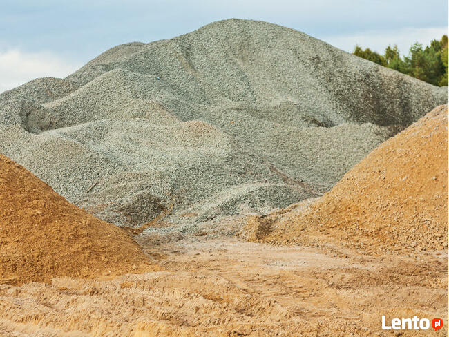 Piasek, Pospółka, Żwir, Podsypka, Kamyszek, Ziemia, Transport