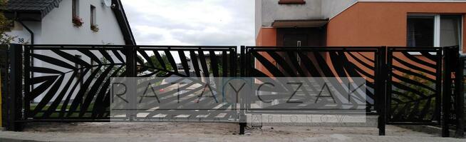 Ogrodzenie wycinane CNC laser nowoczesne, frontowe