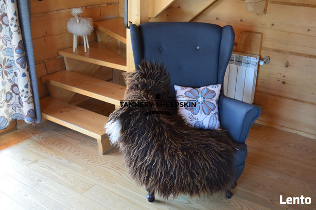 Skóra Owcza-Skóry Owcze Kolory Naturalne Kręcony Włos Island