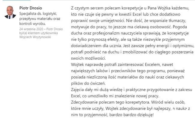 Korepetycje Online (Word Excel Power Point, Jira,) 50 zł