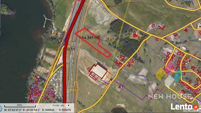 Grunt inwestycyjny przy drodze S 51