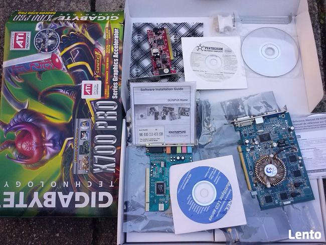 Karta graficzna Radeon X 700 PRO PCI-EXPRESS, 350 zł.