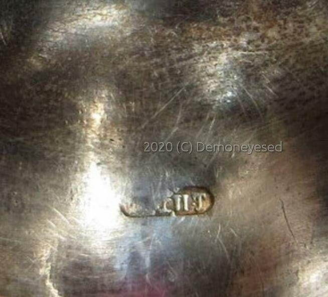 Szczypce XIX w. srebro 84 Koch Bergfelg Rosja Carska antyk