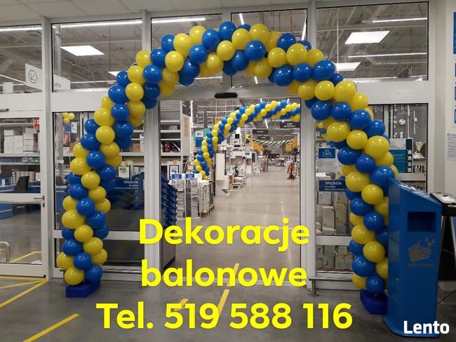 Płock hel do balonów płock balony z helem płock brama balony