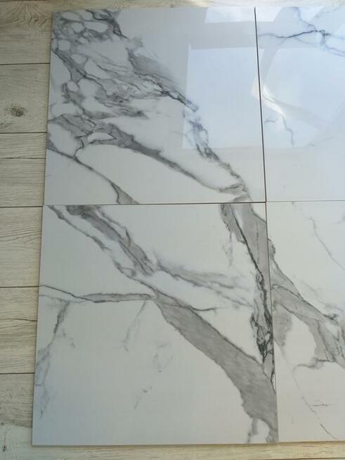 Płytki łazienkowe marmur biały Collonata 60x60