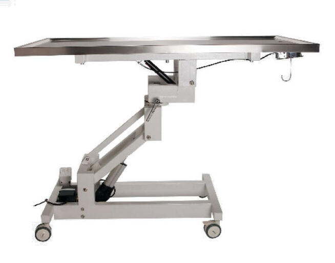 Stół z elektrycznie regulowanym blatem weterynaryjny