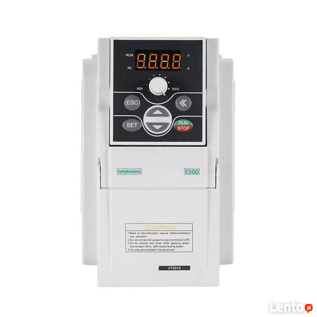 Falownik 3-fazowy 1,5kW 4,2A E500-4T0015B Osiołek